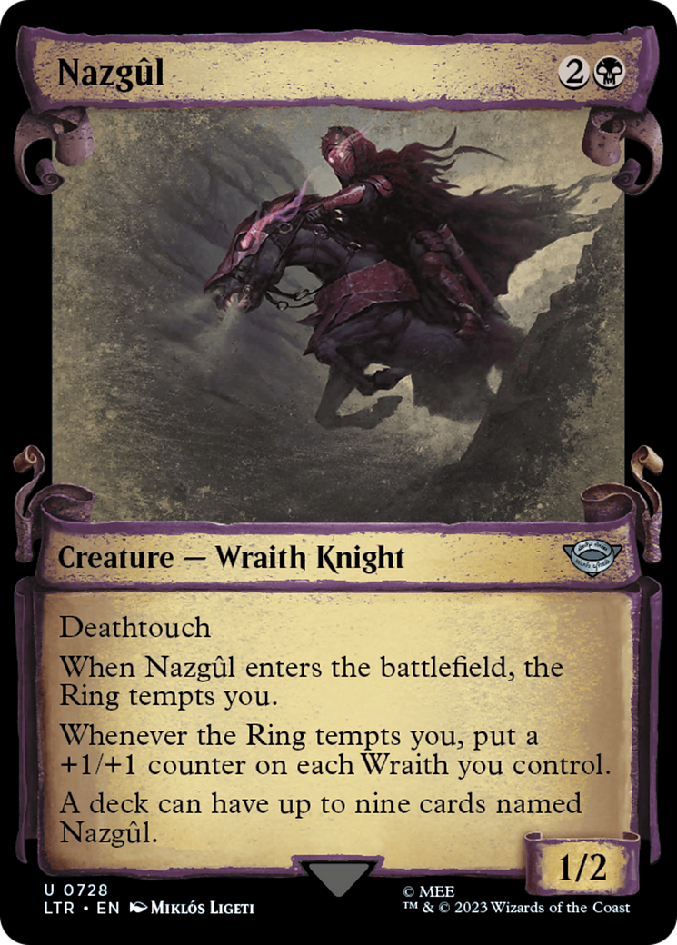 Nazgul (0728) [The Lord of the Rings: Tales of Middle-Earth Showcase Scrolls] [Foil]