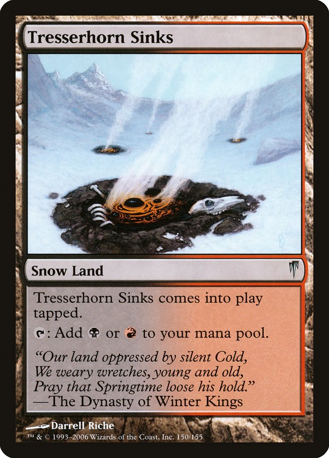 Tresserhorn Sinks [Coldsnap] [Foil]