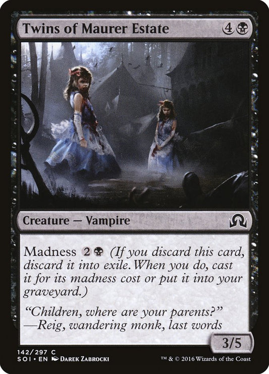 Twins of Maurer Estate [Shadows over Innistrad] [Foil]