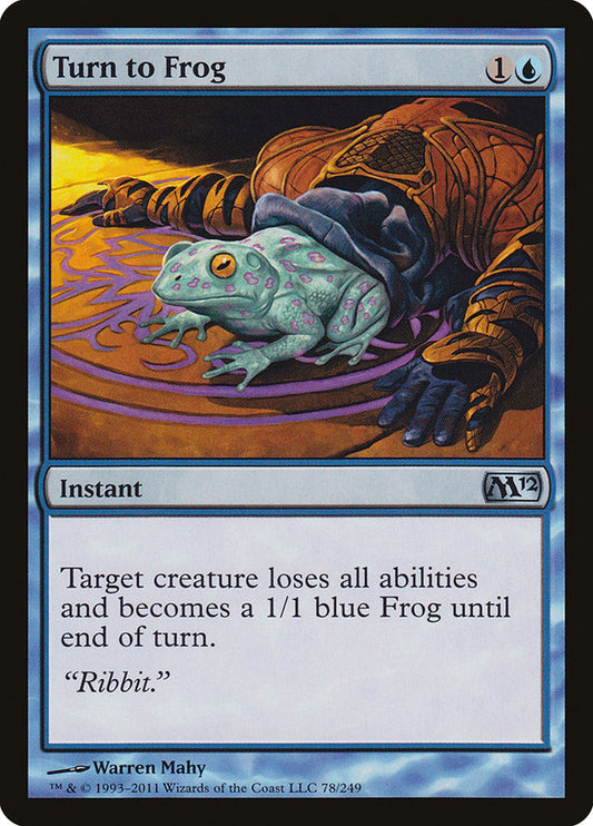 Turn to Frog [Core Set 2012] [Foil]