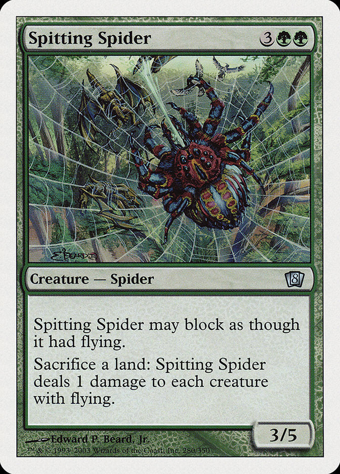 Spitting Spider [Eighth Edition] [Foil]
