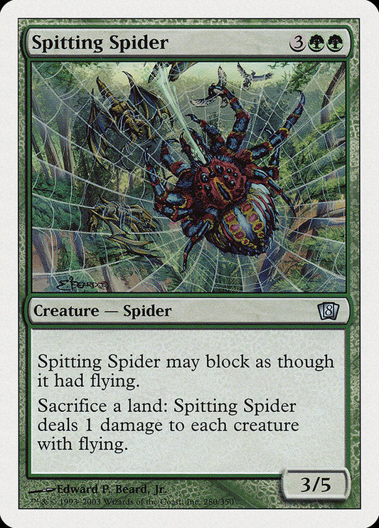 Spitting Spider [Eighth Edition] [Foil]