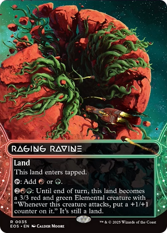 Raging Ravine (0035) (Borderless) [Edge of Eternities: Stellar Sights] [Foil]