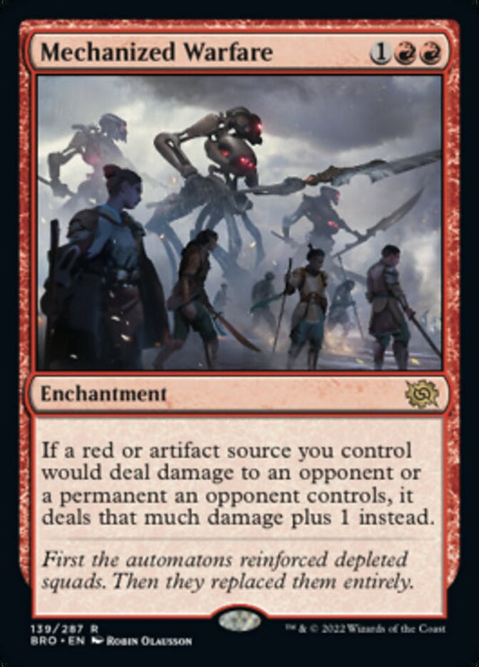 Mechanized Warfare [The Brothers' War] [Foil]