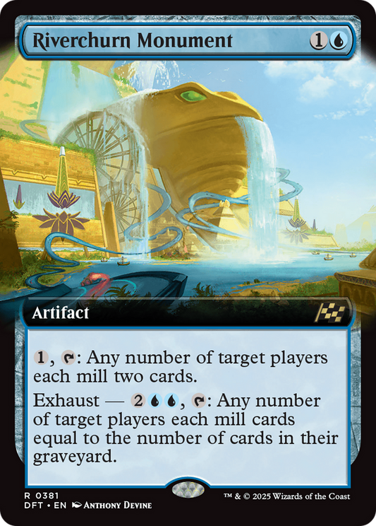 Riverchurn Monument (Extended Art) [Aetherdrift] [Foil]