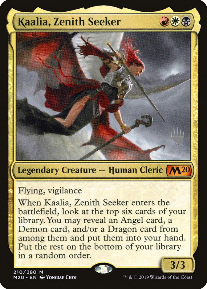Kaalia, Zenith Seeker (Promo Pack) [Core Set 2020 Promos] [Foil]