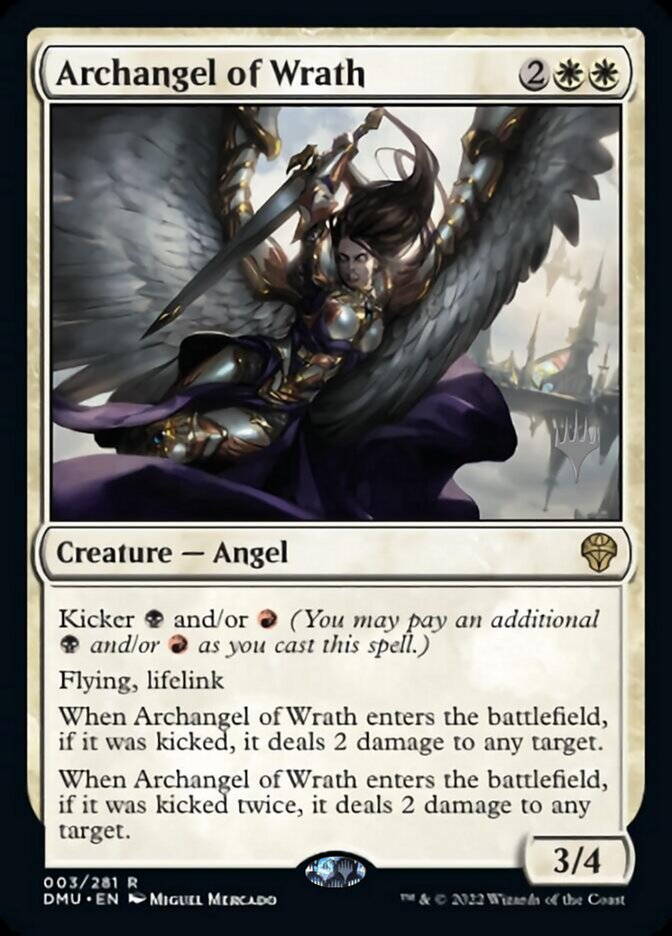 Archangel of Wrath (Promo Pack) [Dominaria United Promos] [Foil]