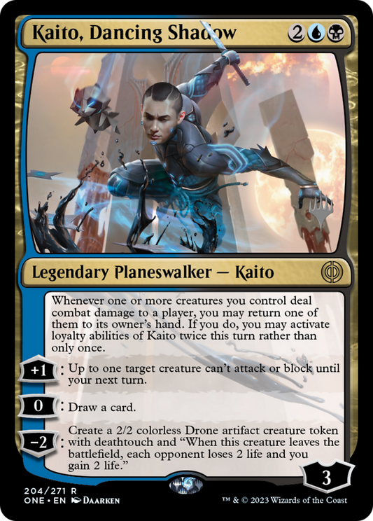 Kaito, Dancing Shadow (Promo Pack) [Phyrexia: All Will Be One Promos] [Foil]