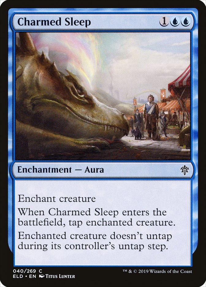 Charmed Sleep [Throne of Eldraine] [Foil]