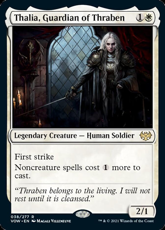 Thalia, Guardian of Thraben [Innistrad: Crimson Vow] [Foil]