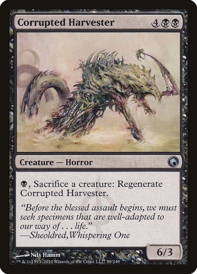 Corrupted Harvester [Scars of Mirrodin] [Foil]