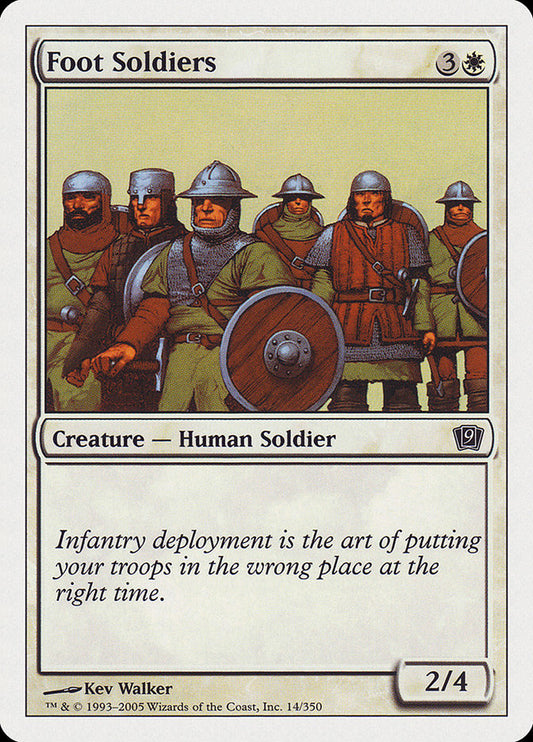 Foot Soldiers [Ninth Edition] [Foil]