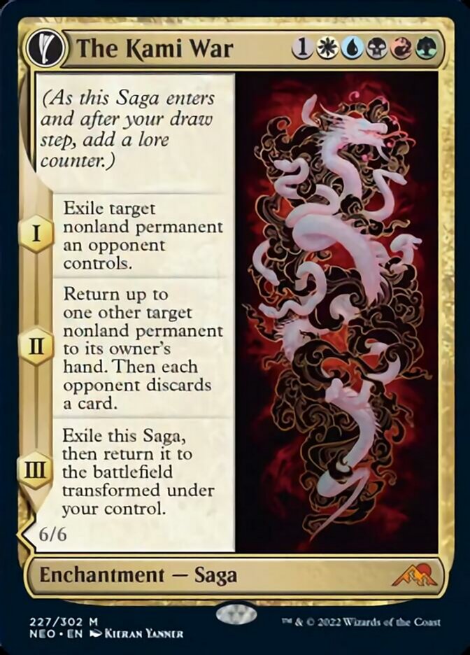 The Kami War // O-Kagachi Made Manifest [Kamigawa: Neon Dynasty] [Foil]