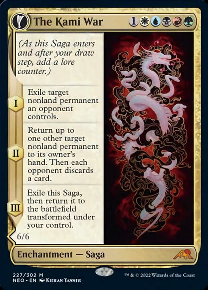 The Kami War // O-Kagachi Made Manifest [Kamigawa: Neon Dynasty] [Foil]