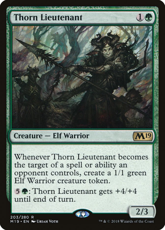 Thorn Lieutenant [Core Set 2019] [Foil]