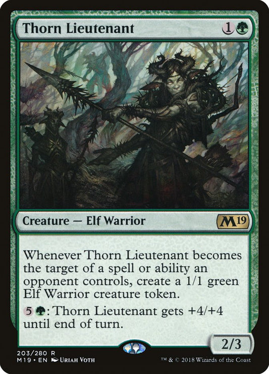 Thorn Lieutenant [Core Set 2019] [Foil]