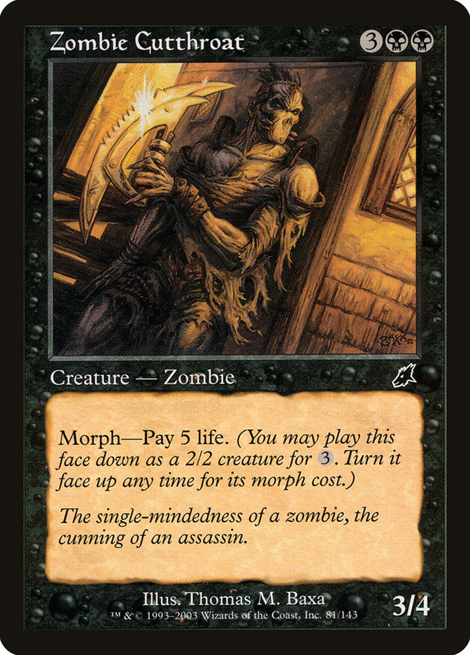 Zombie Cutthroat [Scourge] [Foil]