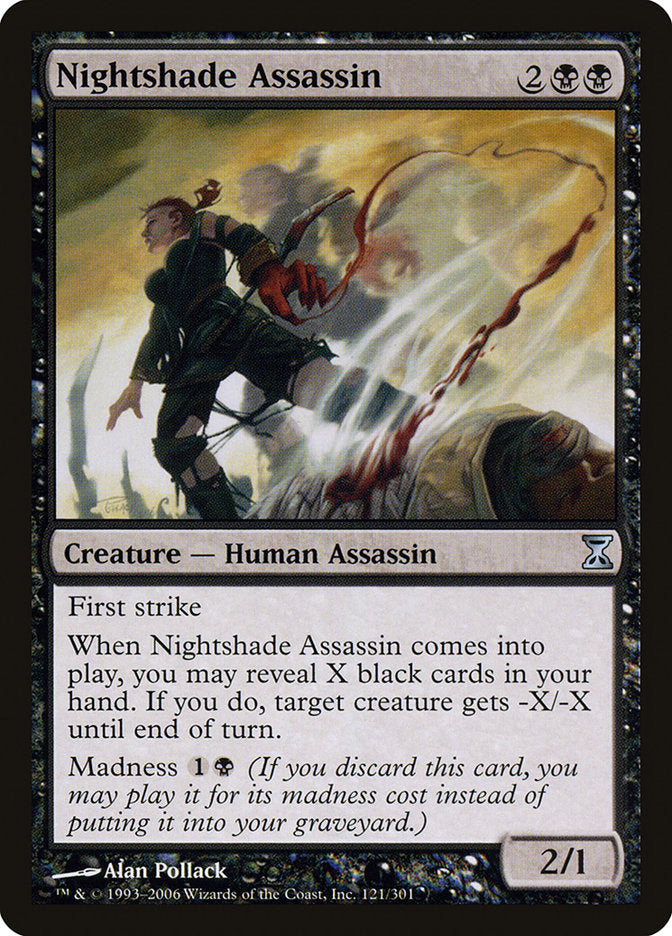 Nightshade Assassin [Time Spiral] [Foil]