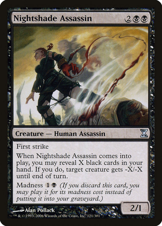 Nightshade Assassin [Time Spiral] [Foil]