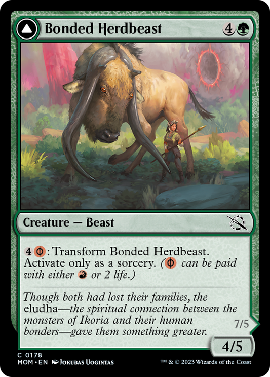 Bonded Herdbeast // Plated Kilnbeast [March of the Machine] [Foil]