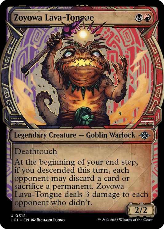 Zoyowa Lava-Tongue (Showcase) [The Lost Caverns of Ixalan] [Foil]