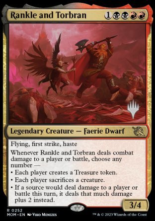Rankle and Torbran (Promo Pack) [March of the Machine Promos] [Foil]