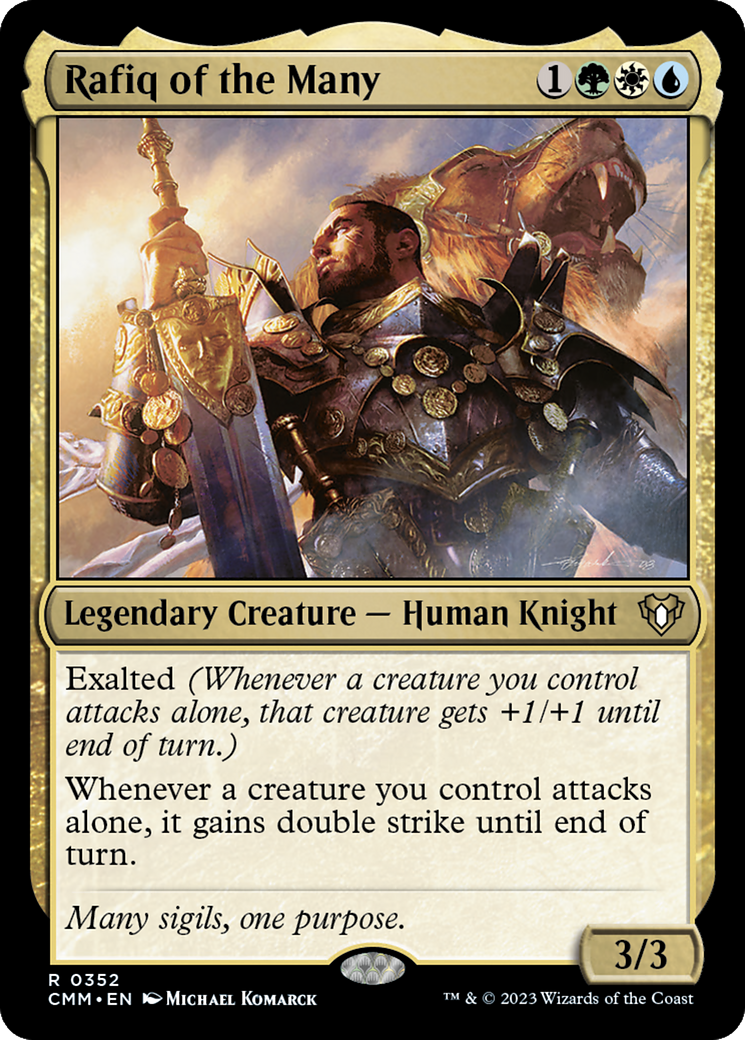 Rafiq of the Many [Commander Masters] [Foil]