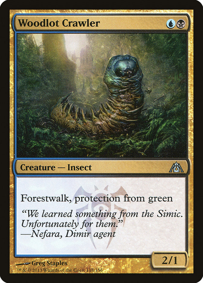 Woodlot Crawler [Dragon's Maze] [Foil]