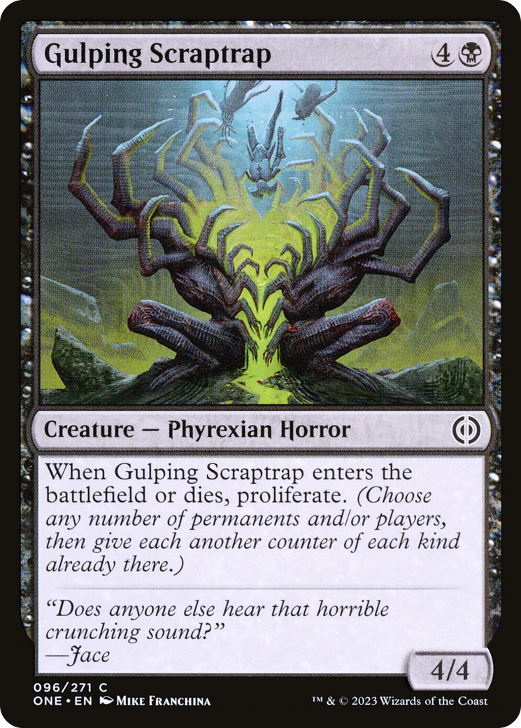 Gulping Scraptrap [Phyrexia: All Will Be One] [Foil]
