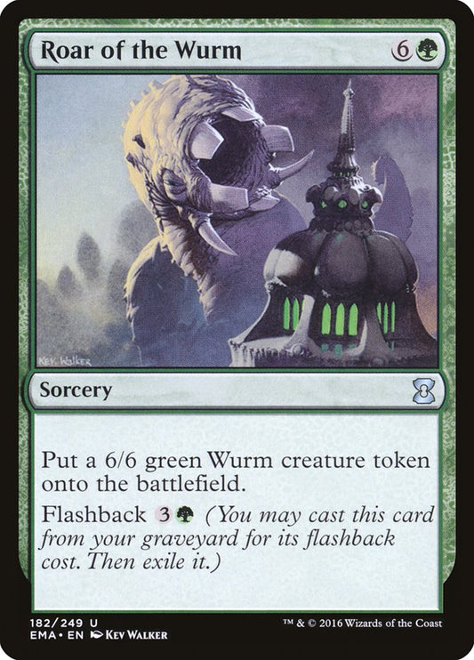 Roar of the Wurm [Eternal Masters] [Foil]