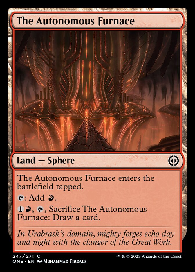 The Autonomous Furnace [Phyrexia: All Will Be One] [Foil]