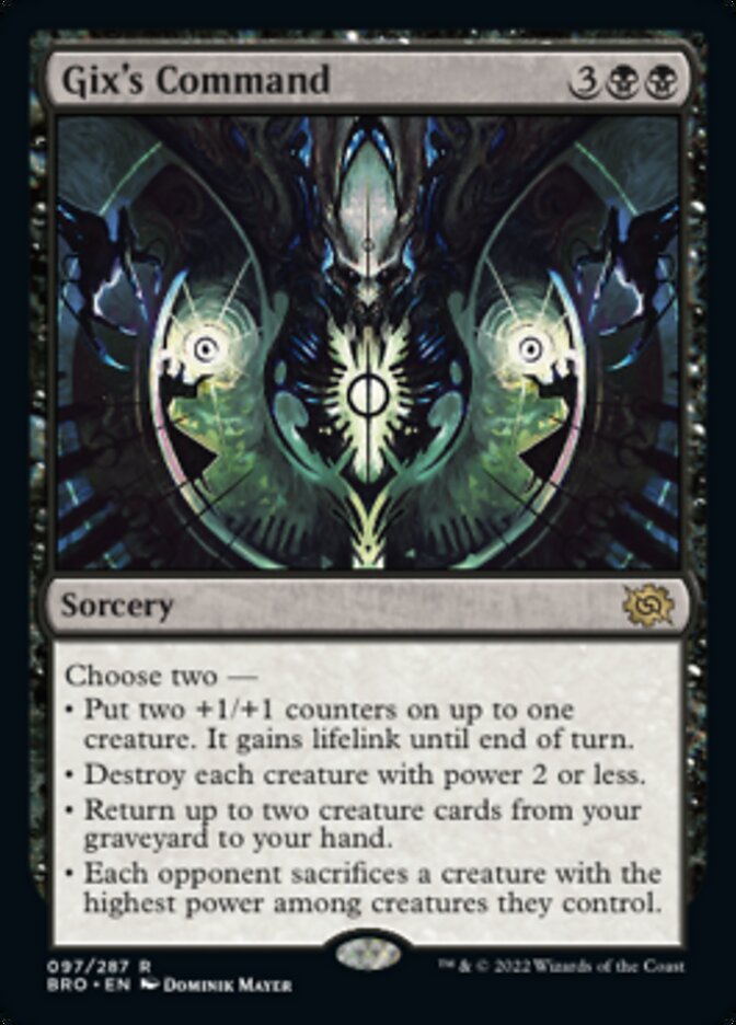 Gix's Command [The Brothers' War] [Foil]