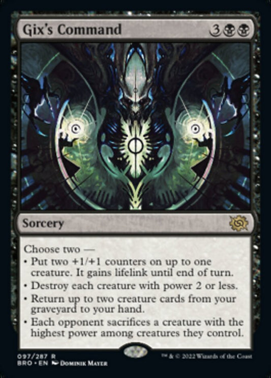 Gix's Command [The Brothers' War] [Foil]