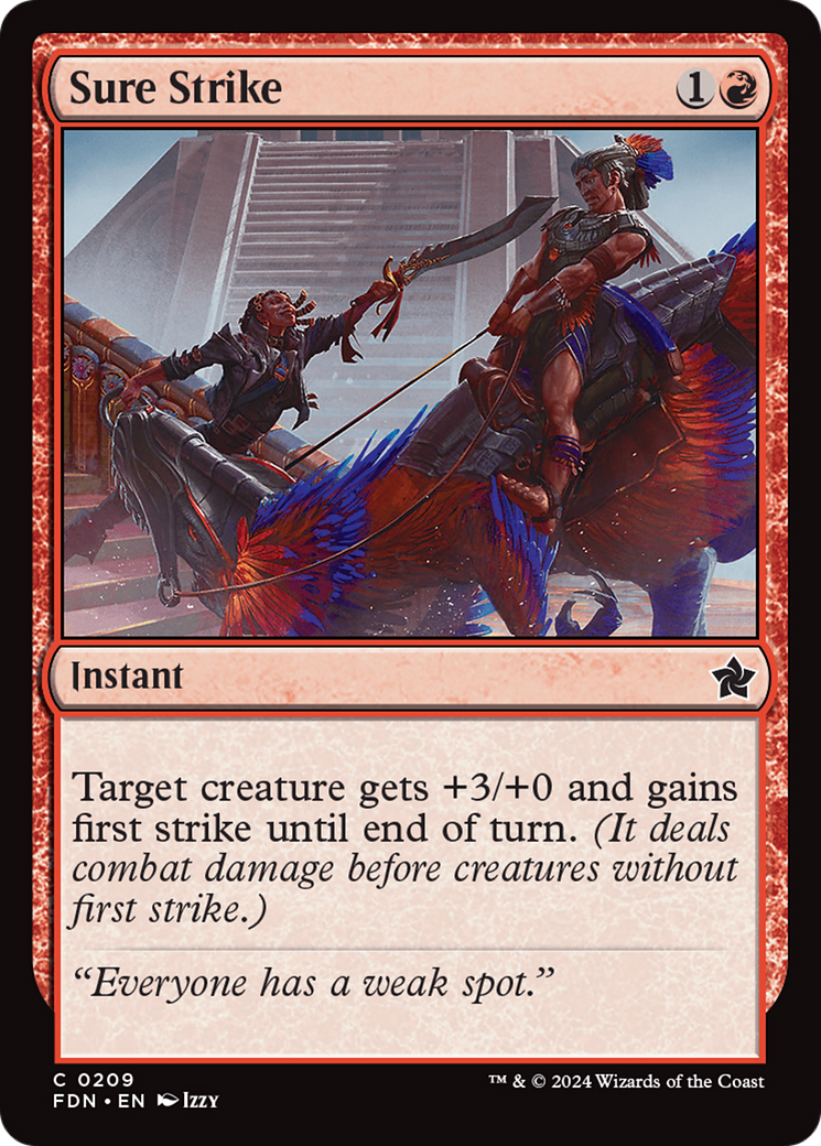 Sure Strike [Foundations] [Foil]