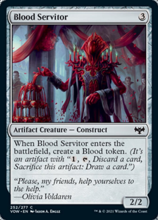 Blood Servitor [Innistrad: Crimson Vow] [Foil]
