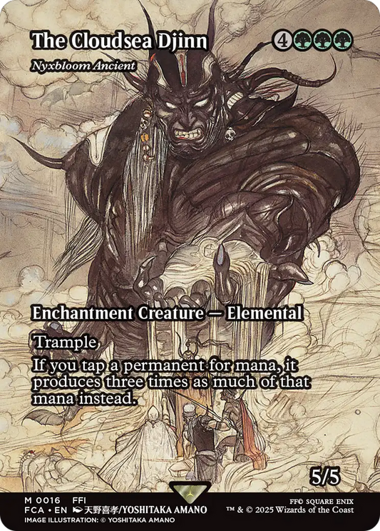 The Cloudsea Djinn - Nyxbloom Ancient (Showcase) [FINAL FANTASY : Through the Ages] [Foil]