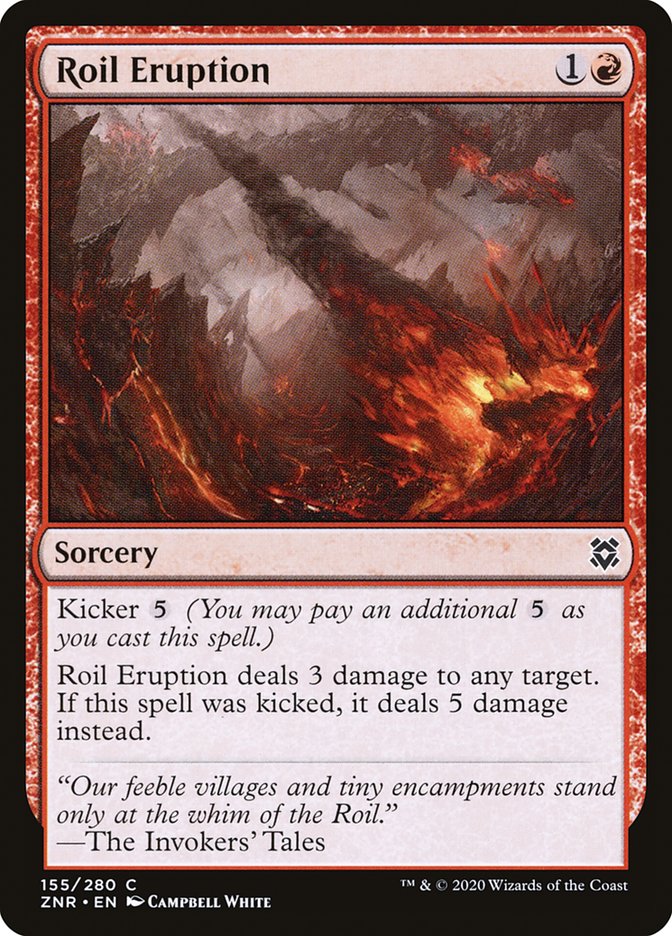 Roil Eruption [Zendikar Rising] [Foil]