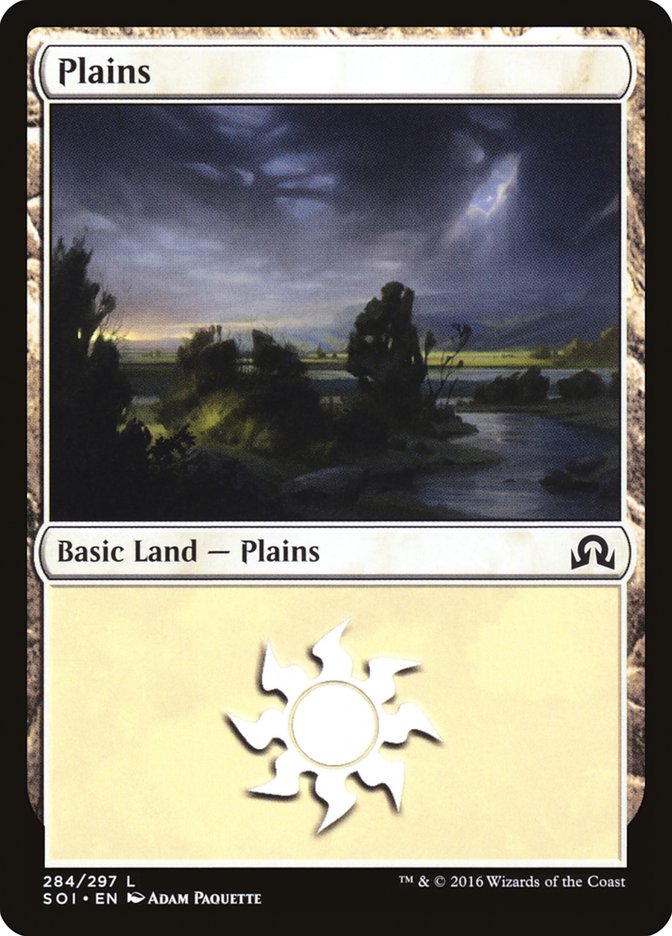 Plains (284) [Shadows over Innistrad] [Foil]
