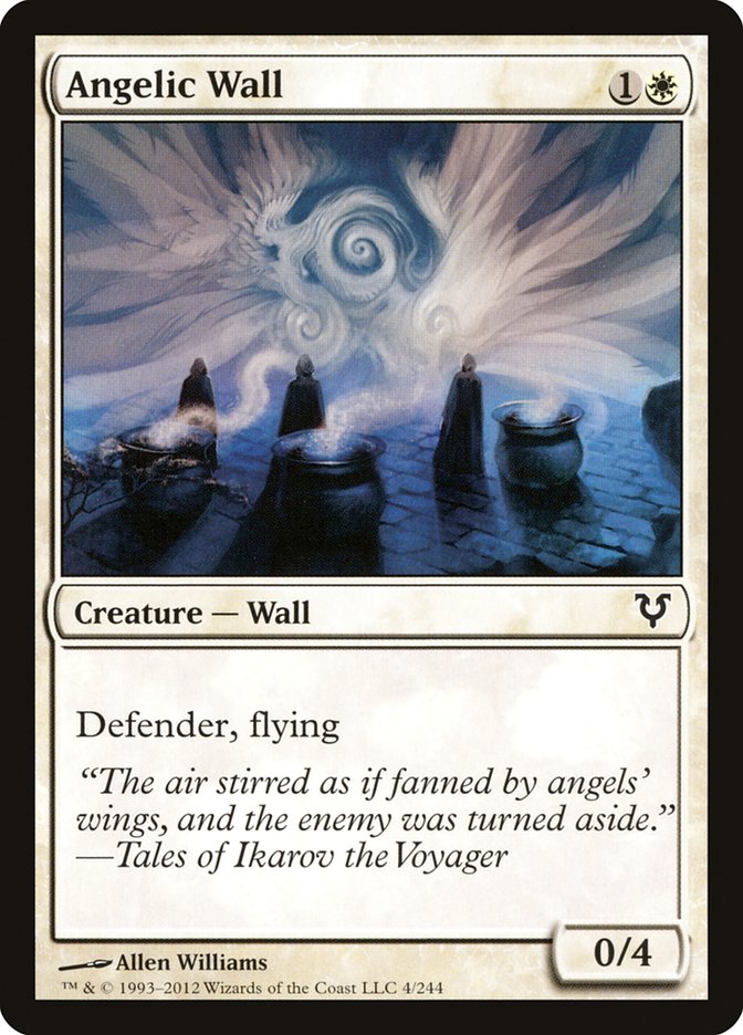 Angelic Wall [Avacyn Restored] [Foil]
