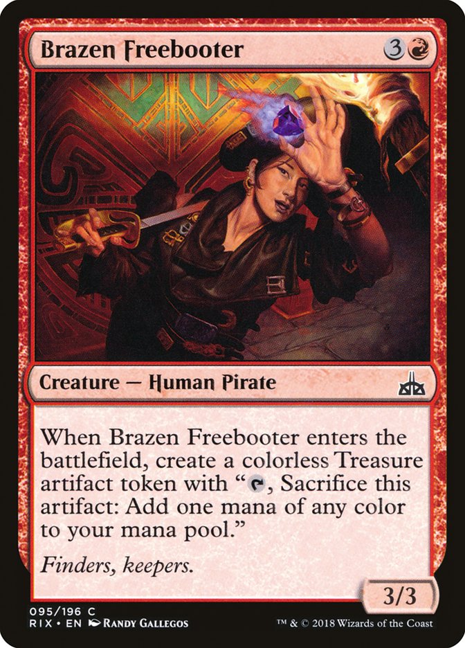 Brazen Freebooter [Rivals of Ixalan] [Foil]