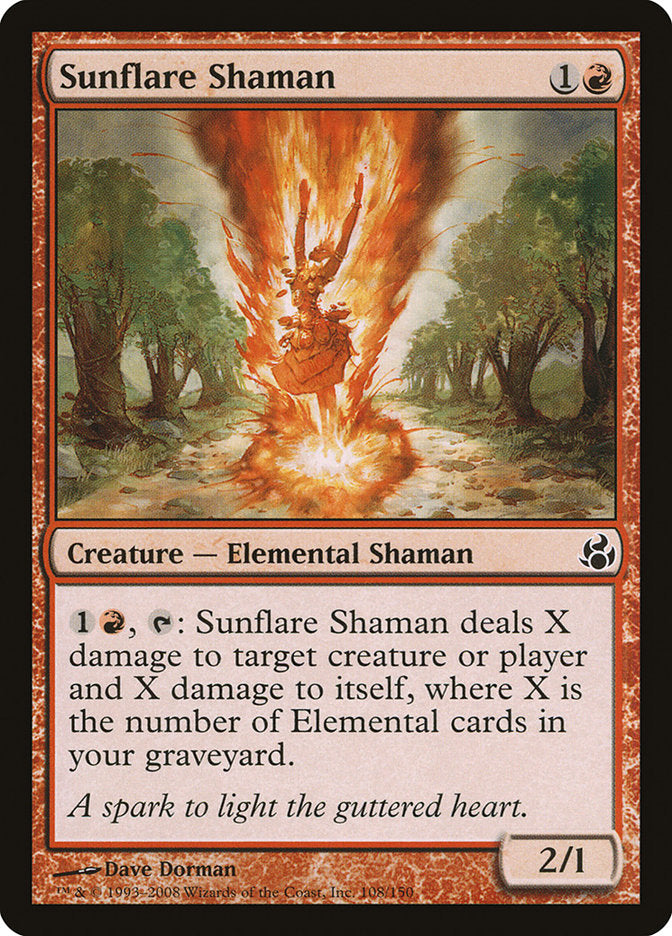 Sunflare Shaman [Morningtide] [Foil]