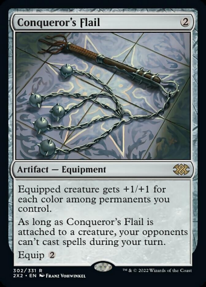 Conqueror's Flail [Double Masters 2022] [Foil]