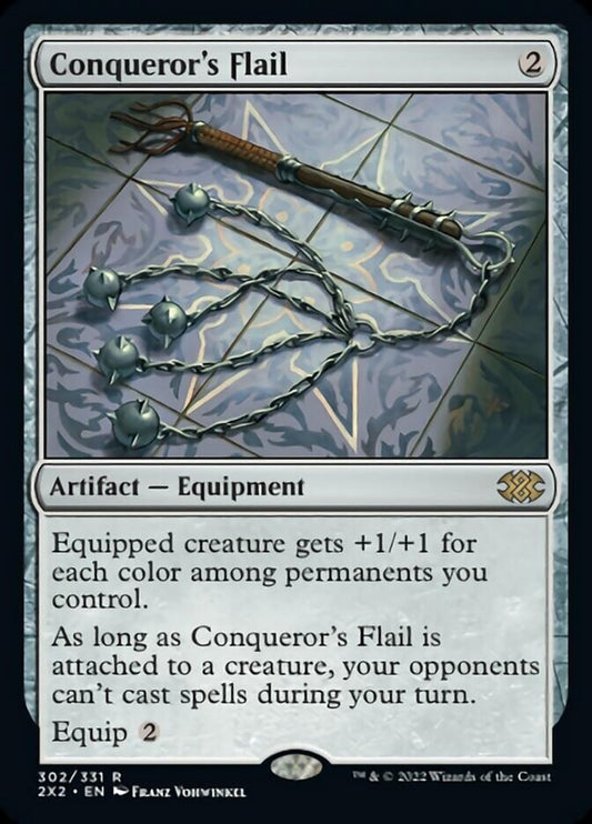Conqueror's Flail [Double Masters 2022] [Foil]