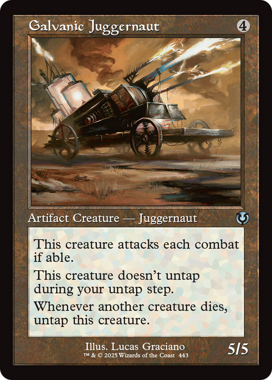 Galvanic Juggernaut (Retro Frame) [Innistrad Remastered] [Foil]