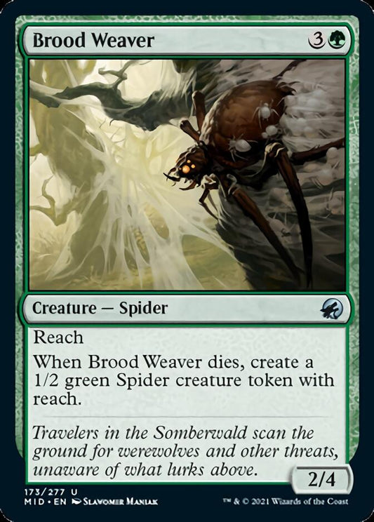 Brood Weaver [Innistrad: Midnight Hunt] [Foil]