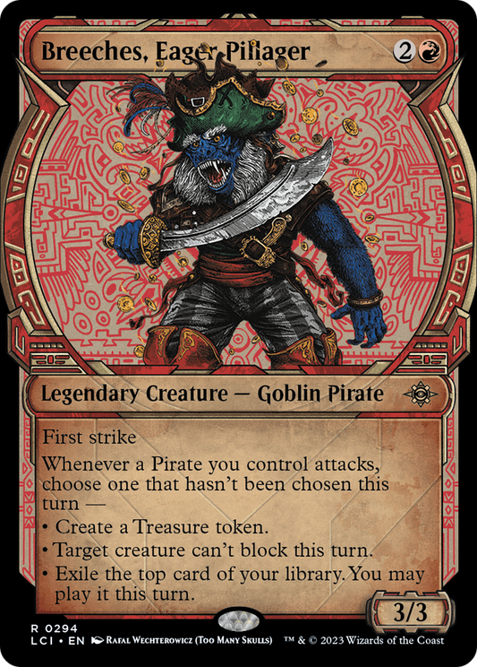 Breeches, Eager Pillager (Showcase) [The Lost Caverns of Ixalan] [Foil]