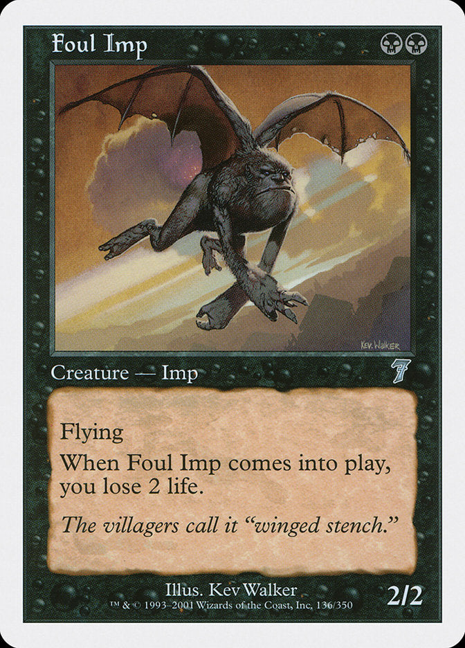 Foul Imp [Seventh Edition] [Foil]