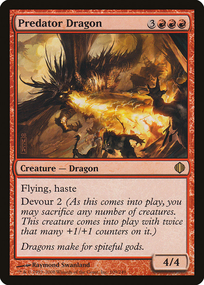 Predator Dragon [Shards of Alara] [Foil]