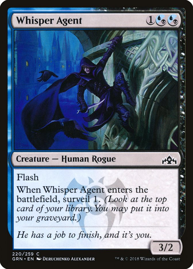 Whisper Agent [Guilds of Ravnica] [Foil]