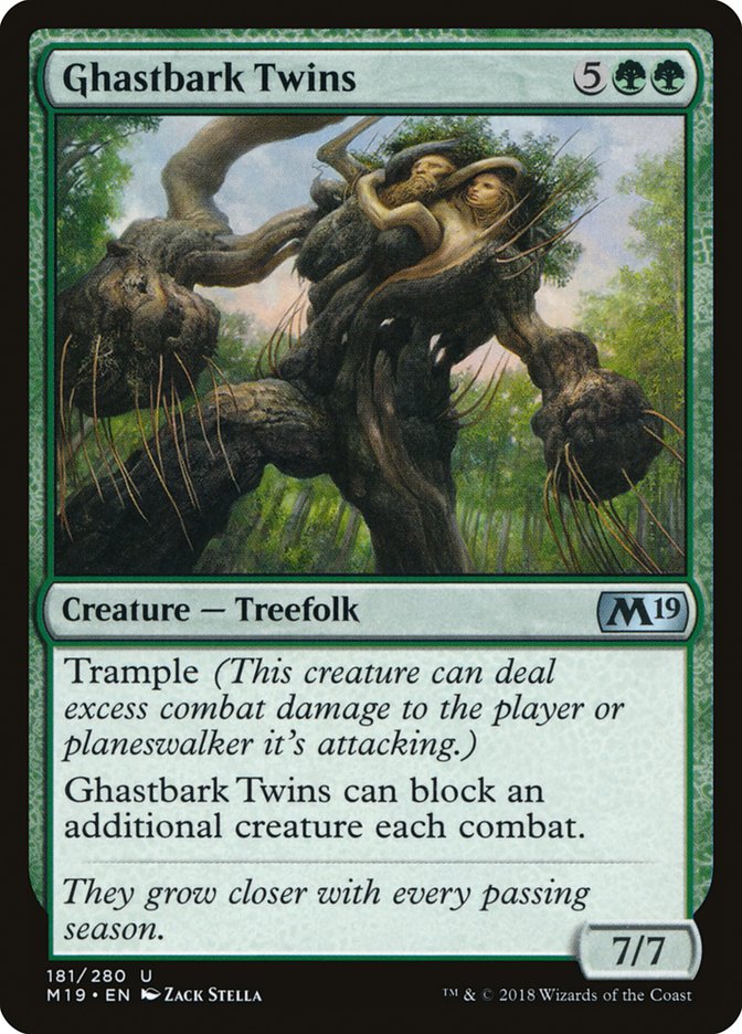 Ghastbark Twins [Core Set 2019] [Foil]